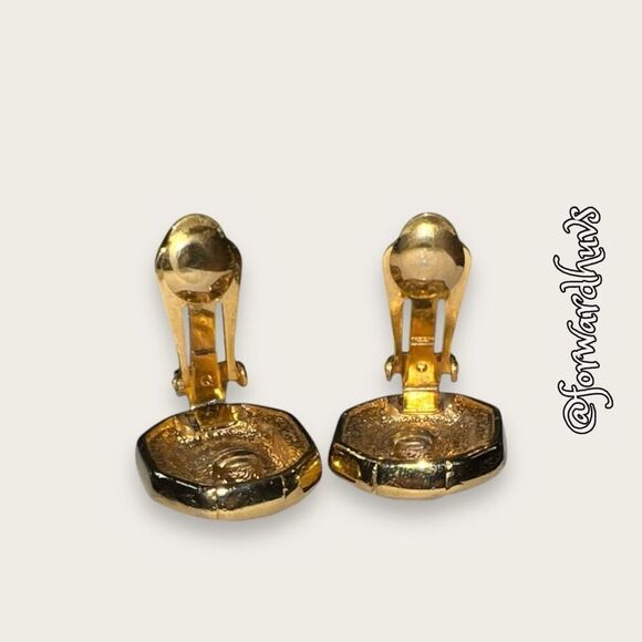 Vintage Rhinestone Earrings - Picture 7 of 8